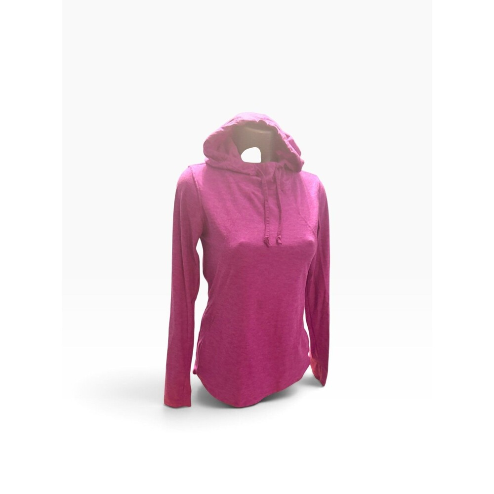 Women's Layer 8 Pink Athletic Hoodie w pockets Long Sleeve small